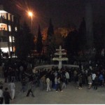 دانشجویان کوی دانشگاه شب گذشته تجمع کردند