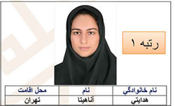 رتبه 1 کنکور هنر : تلاش حرف نخست را در کسب نتیجه کنکور می زند