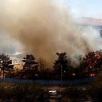 آتش سوزی دانشگاه آزاد تهران شمال