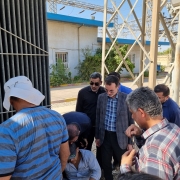 بازدید سرزده سرپرست فرمانداری شوشتر از ایستگاه توزیع برق شهرستان