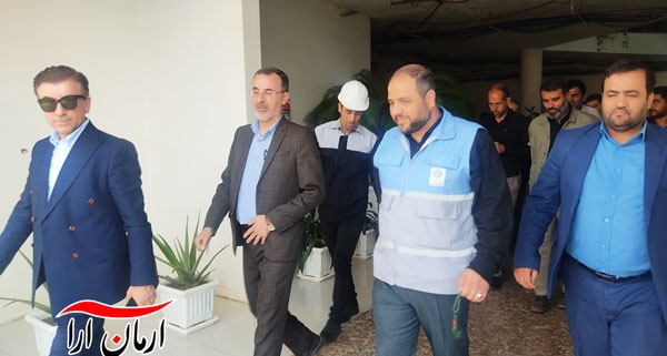 بازدید مدیرکل مدیریت بحران استان خوزستان از شرکت پارس کلر شوشتر