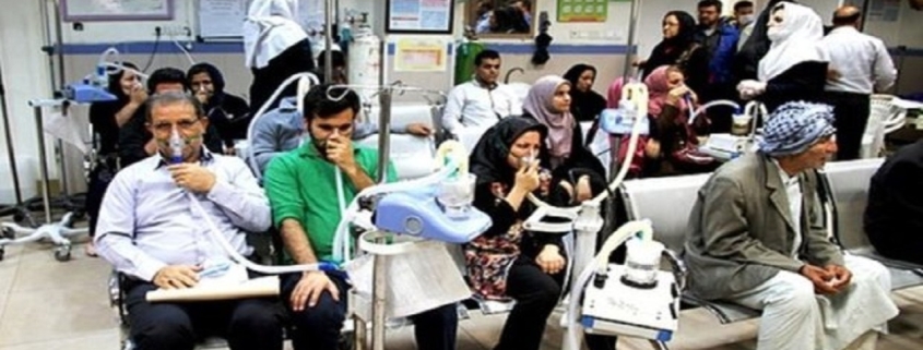 مراجعه ۲ هزار و ۳۰۸ نفر با مشکلات تنفسی به مراکز درمانی خوزستان  